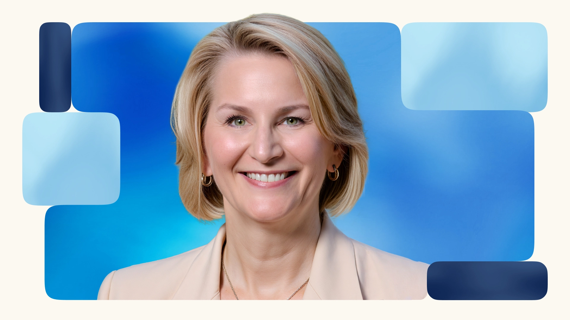 Picture of WorkLab podcast guest Katy George, Microsoft’s CVP of Workforce Transformation