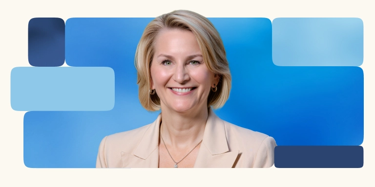 Picture of WorkLab podcast guest Katy George, Microsoft’s CVP of Workforce Transformation