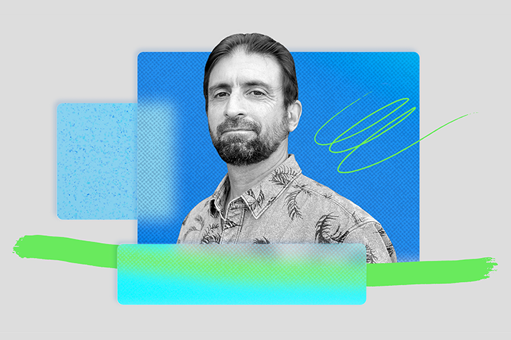 Portrait treatment of WorkLab guest Sam Schillace