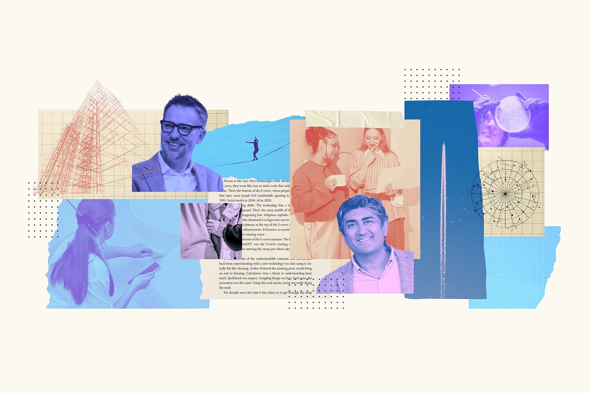 A wooden box opens to reveal dynamic shapes, representing AI agents being unlocked within an organization.